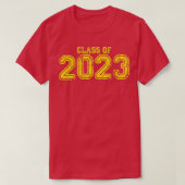 Varsity Yellow Class of 2023 T-shirt (Design voorkant)