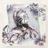 Vartan Mamikonian Glass Onderzetter (Voorkant)