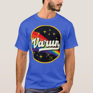 Varun regenboog in ruimte  stijl t-shirt