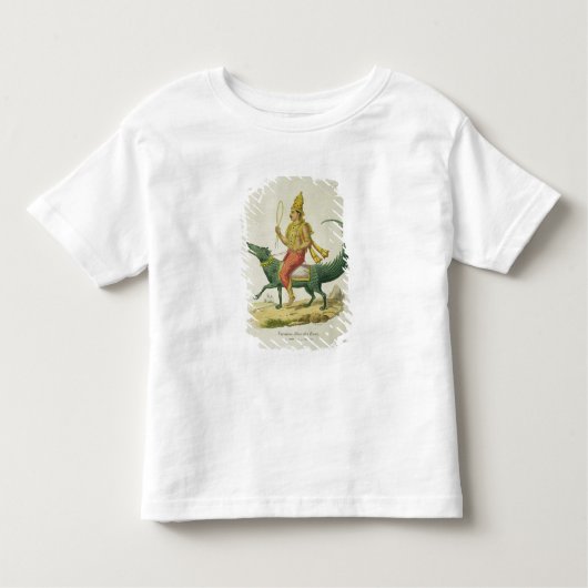 Varuna, God van de Oceanen, gegraveerd door Charle Kinder Shirts (Voorkant)