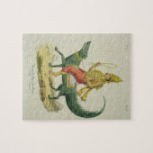 Varuna, God van de Oceanen, gegraveerd door Charle Legpuzzel (Horizontaal)