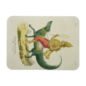 Varuna, God van de Oceanen, gegraveerd door Charle Magneet (Horizontaal)