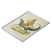 Varuna, God van de Oceanen, gegraveerd door Charle Notitieboek (Linkerzijde)