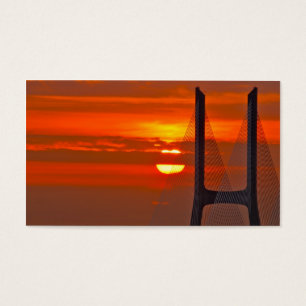 Vasco da Gama Bridge Lissabon Portugal Visitekaartjes