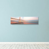 Vasco da Gama Bridge Panorama Canvas Art (Insitu (Houten vloer))