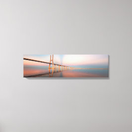 Vasco da Gama Bridge Panorama Canvas Art