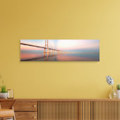 Vasco da Gama Bridge Panorama Canvas Art Afdruk (Insitu (Woonkamer))