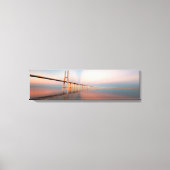 Vasco da Gama Bridge Panorama Canvas Art Afdruk (Voorkant)