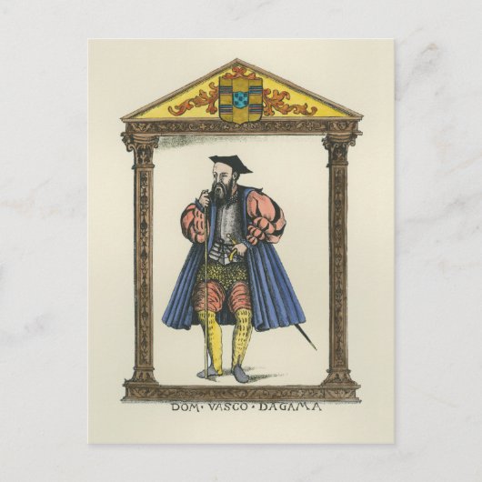 Vasco da Gama Briefkaart (Voorkant)