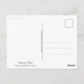 Vasco da Gama, Goa (India) Briefkaart (Achterkant)