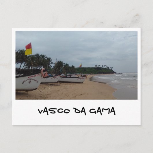 Vasco da Gama, Goa (India) Briefkaart (Voorkant)