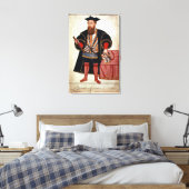 Vasco da Gama , illustratie Canvas Afdruk (Insitu (Slaapkamer))