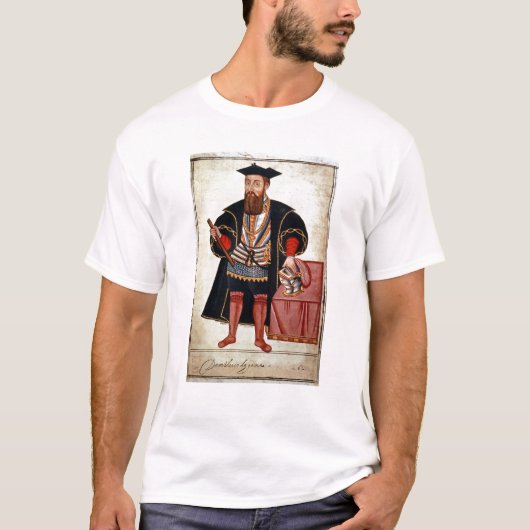 Vasco da Gama , illustratie T-shirt (Voorkant)