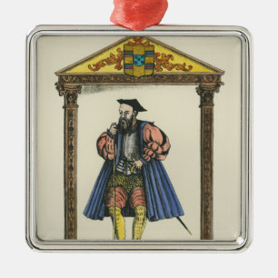 Vasco da Gama Metalen Ornament