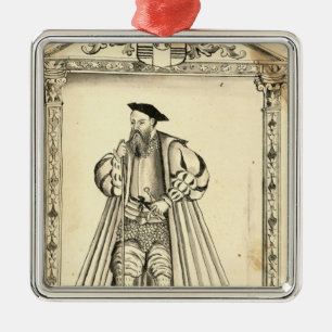 Vasco da Gama uit 'Lendas da India' Metalen Ornament