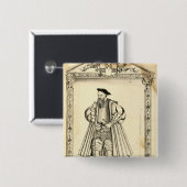 Vasco da Gama uit 'Lendas da India' Vierkante Button 5,1 Cm (Voorkant /achterkant)