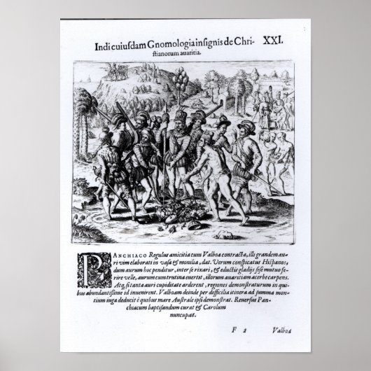 Vasco Nunez de Balboa Poster (Voorkant)