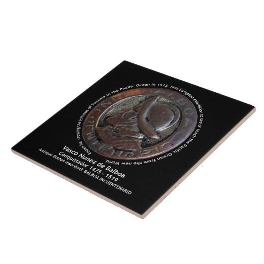 Vasco Nunez de Balboa Tegeltje (Zijkant)