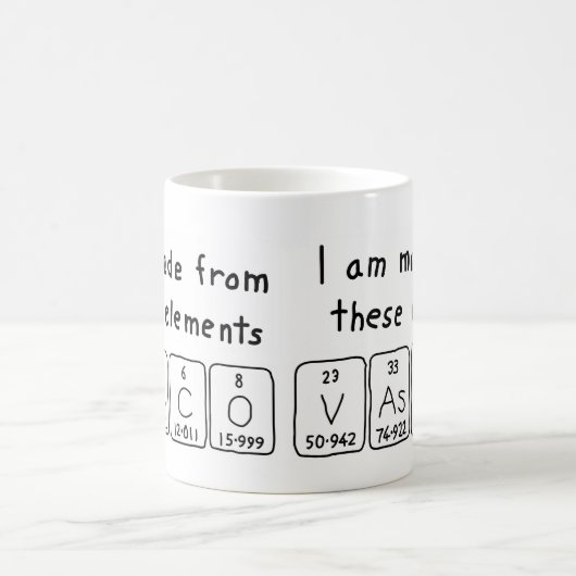 Vasco periodieke table name mok (Center)