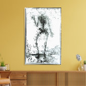 Vasculair Systeem van het Lichaam Canvas Afdruk (Insitu (Woonkamer))