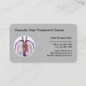 Vasculair venecentrum en gezondheidskliniek visitekaartje (Voorkant)