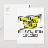 Vasculaire chirurg briefkaart (Voorkant / Achterkant)