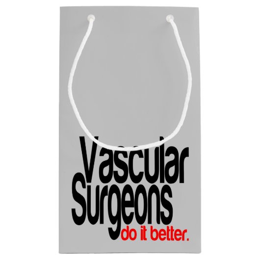 Vasculaire chirurgen doen het beter klein cadeauzakje (Achterkant)