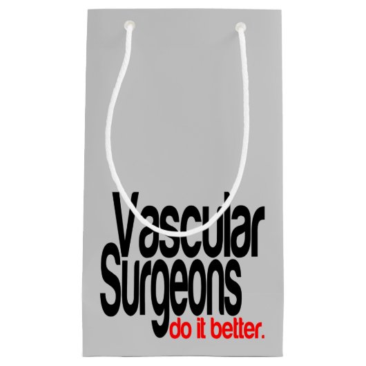 Vasculaire chirurgen doen het beter klein cadeauzakje (Voorkant)