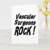 Vasculaire chirurgen rock! Wenskaart Kaart (Gele Bloem)