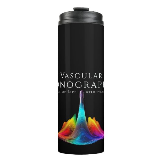 Vasculaire sonograaf-kleurrijke ultrasone golven thermosbeker (Voorkant)