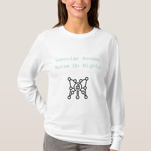 Vasculaire toegangsverzekering op nachts - Vascula T-shirt (Voorkant)