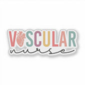 Vasculaire verpleegster sticker (Voorkant)