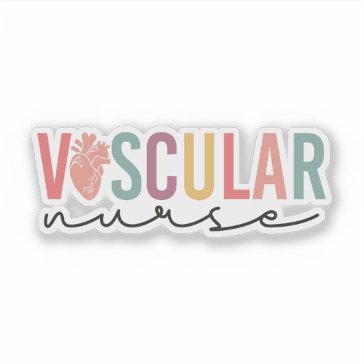 Vasculaire verpleegster sticker (Voorkant)