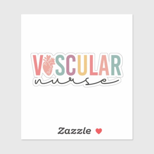 Vasculaire verpleegster sticker (Vel)