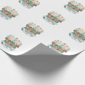 Vascular Access Team Bloemend Medisch Shirtontwerp Cadeaupapier (Hoek)