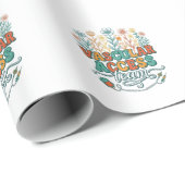 Vascular Access Team Bloemend Medisch Shirtontwerp Cadeaupapier (Rol Hoek)