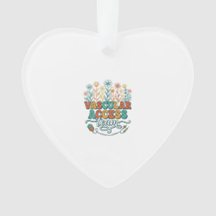 Vascular Access Team Bloemend Medisch Shirtontwerp Ornament