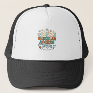 Vascular Access Team Bloemend Medisch Shirtontwerp Trucker Pet