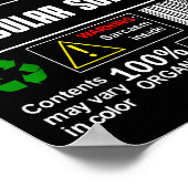 Vascular Surgeon Doctor Job Label Sarcasm Skills C Poster (Hoek)