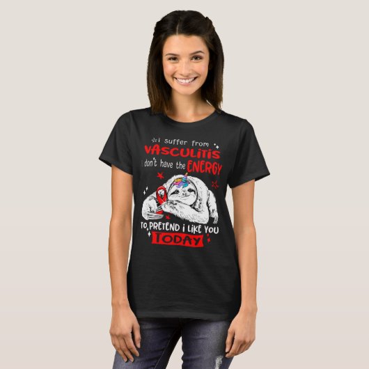 Vasculitis Awareness Month Ribbon Gifts T-shirt (Voorkant volledig)