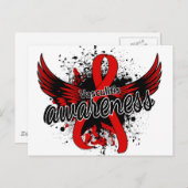 Vasculitis Bewustmaking 16 Briefkaart (Voorkant / Achterkant)