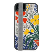 Vase and Wild Flowers  Incipio iPhone Portemonnee Hoesje (Agenda Achterkant)