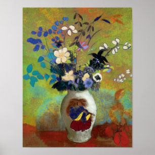Vase au Guerrier Japonais (Japanse reuzenziekte) Poster