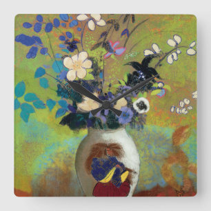 Vase au Guerrier Japonais (Japanse reuzenziekte) Vierkante Klok