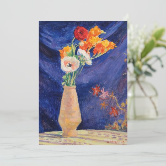 Vase d’Anémones | Henri Lebasque (Staand voorkant)