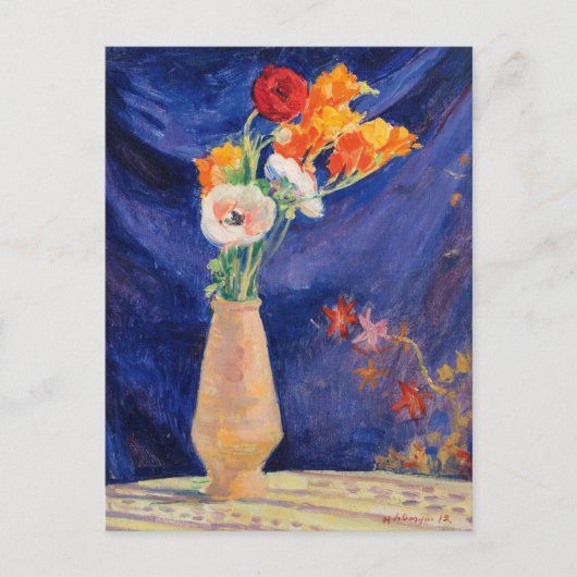 Vase d’Anémones | Henri Lebasque Briefkaart (Voorkant)