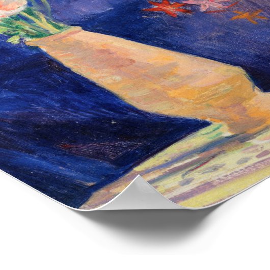 Vase d’Anémones | Henri Lebasque Poster (Hoek)