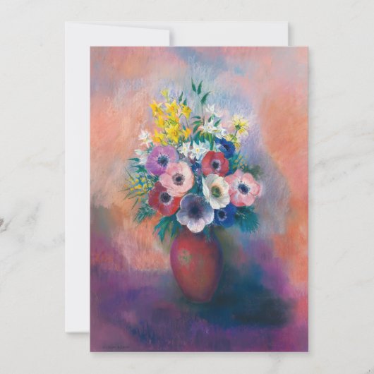 Vase D’anémones | Odilon Redon (Voorkant)