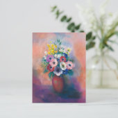 Vase D’anémones | Odilon Redon Briefkaart (Staand voorkant)