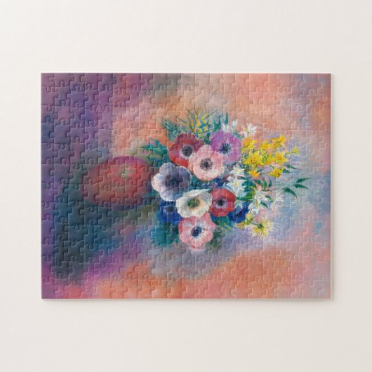 Vase D’anémones | Odilon Redon Legpuzzel (Horizontaal)